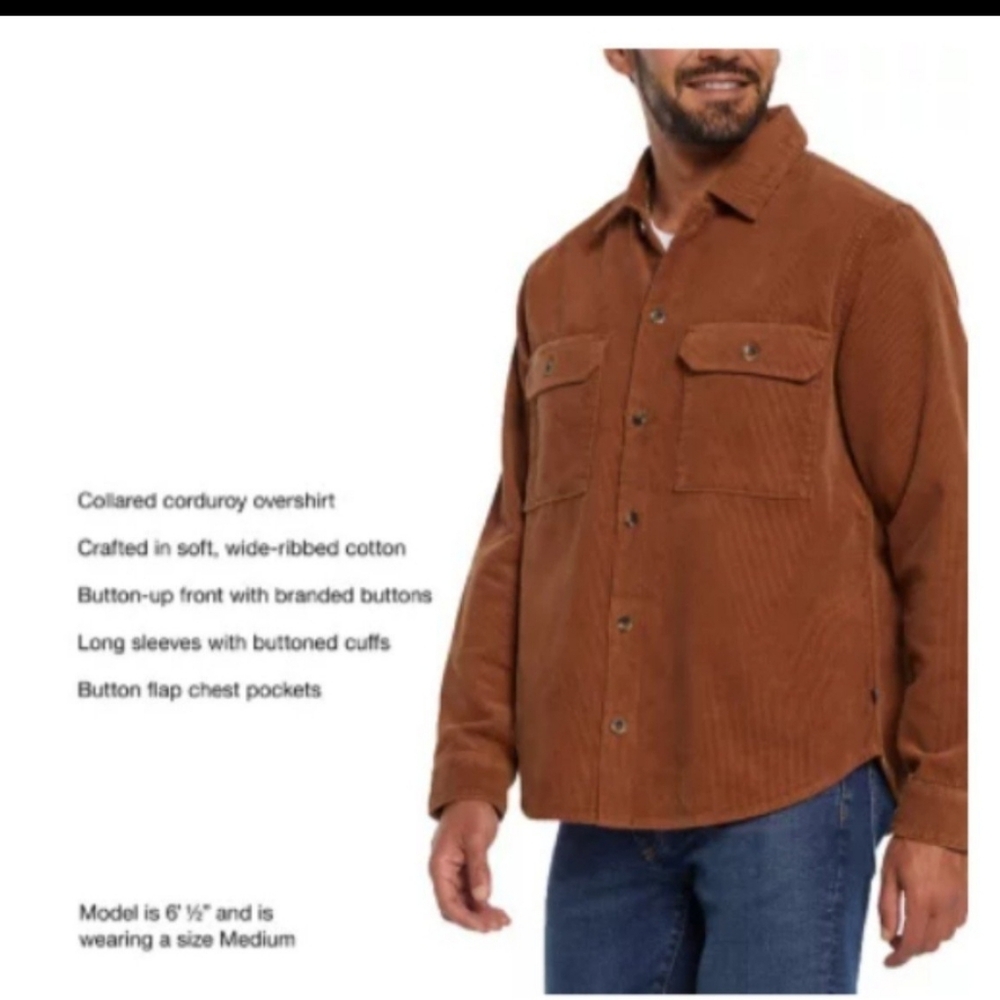 (Ew)Gap men's corduroy shirt (Coconut shell)